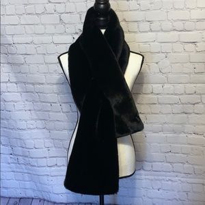 White House Black market fur  scarf